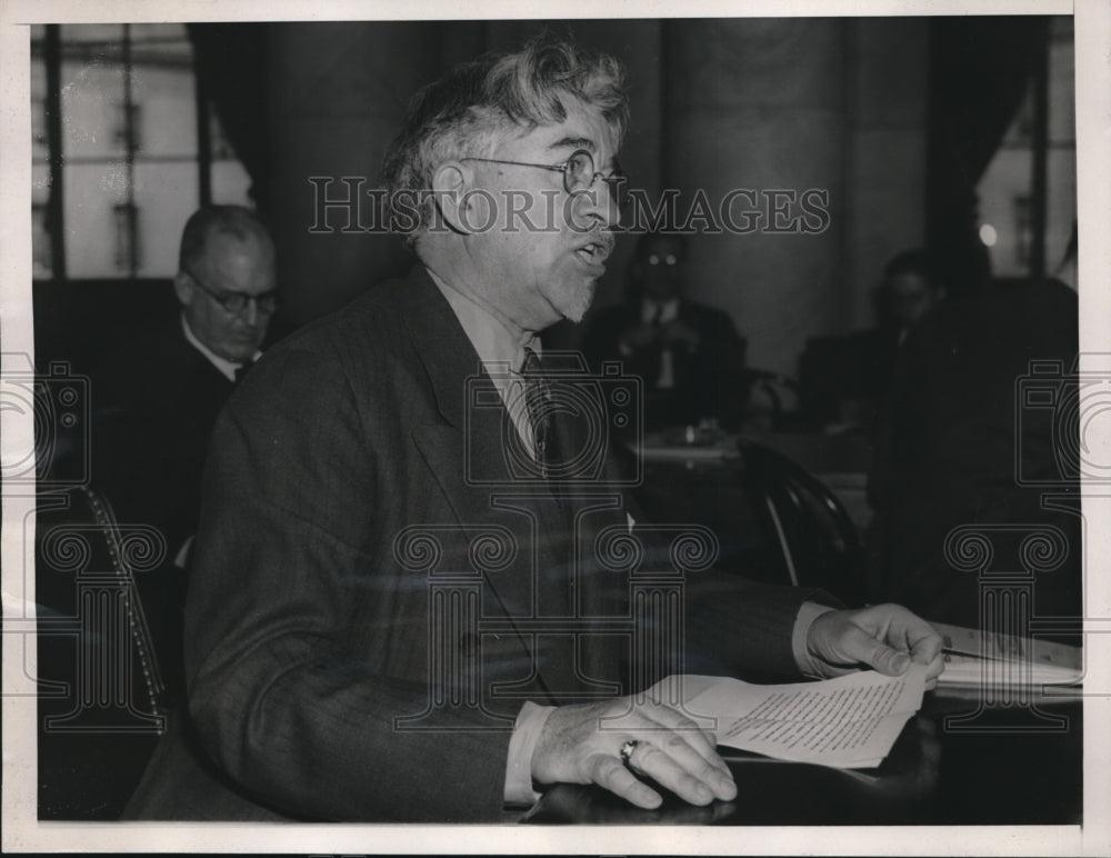 1938 Press Photo B.I. Knowles, General Contractors Association