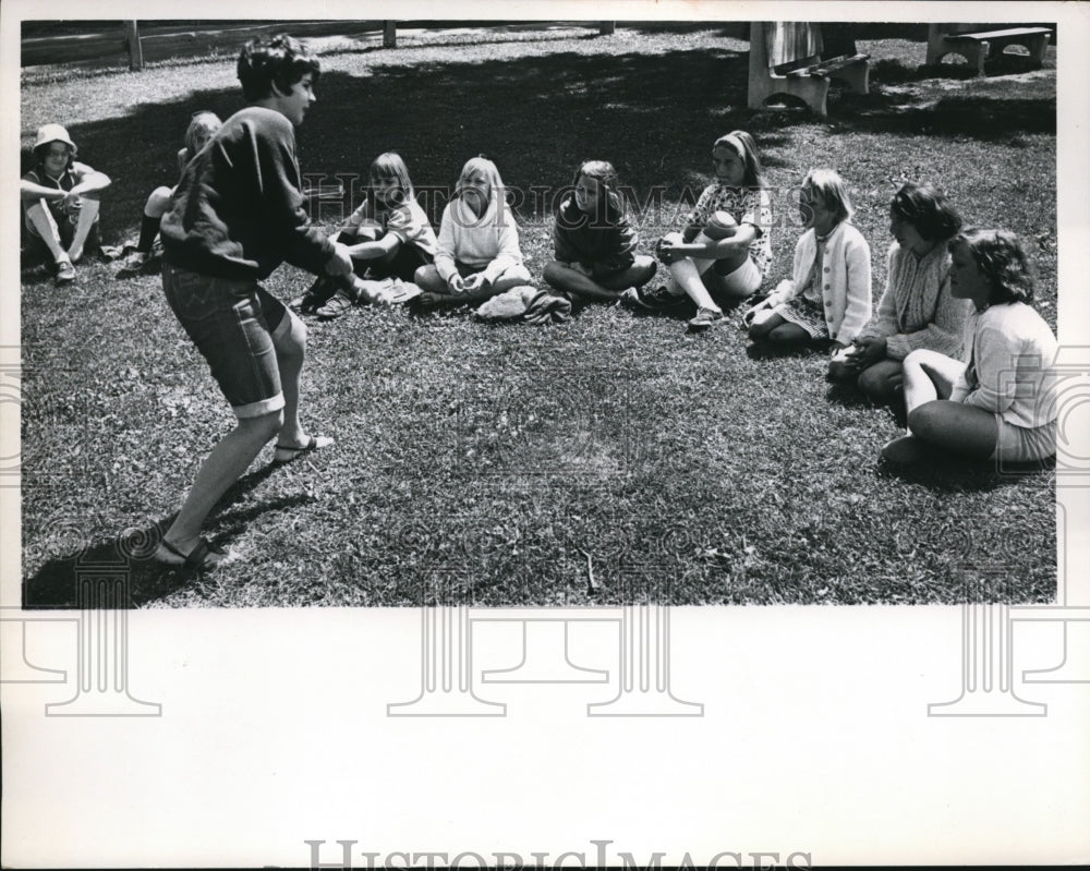 1955 Press Photo Mentor Recreation Program
