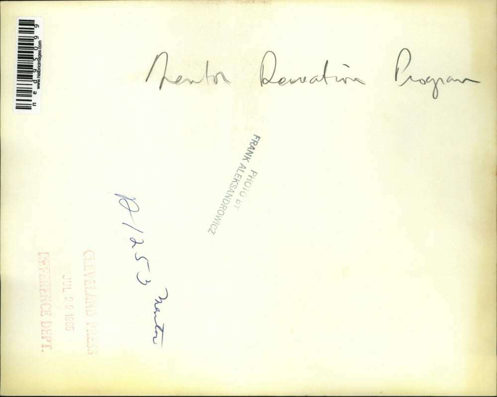 1955 Press Photo Mentor Recreation Program