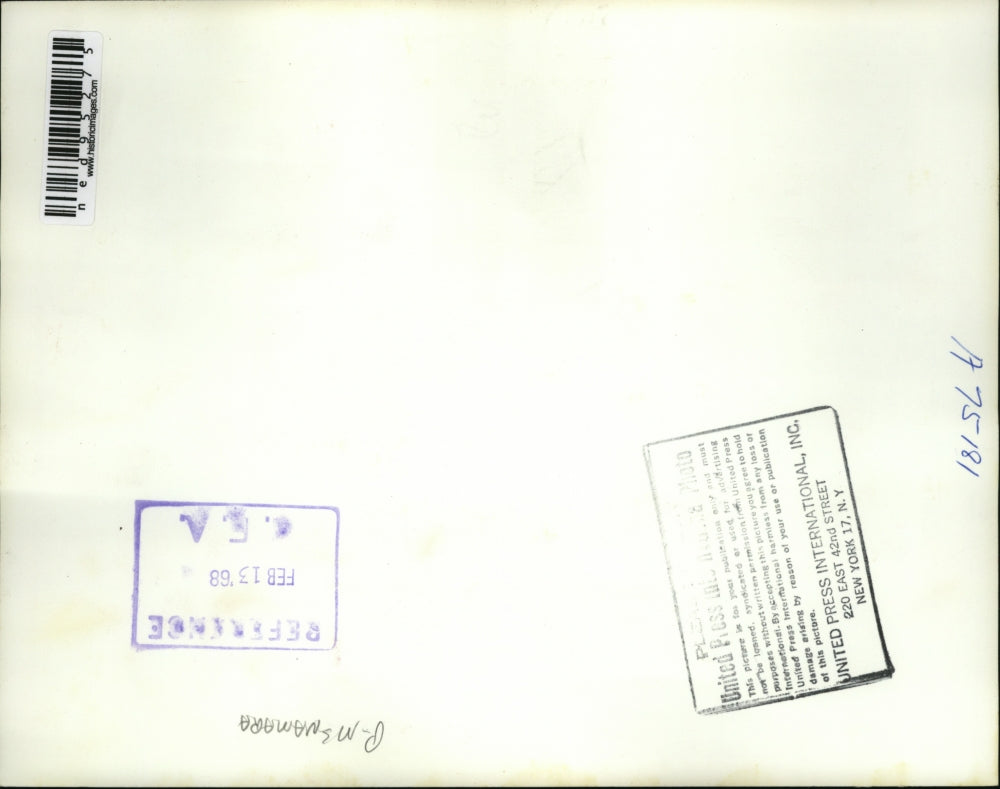 1968 Press Photo Clark Clifford and Robert McNamara