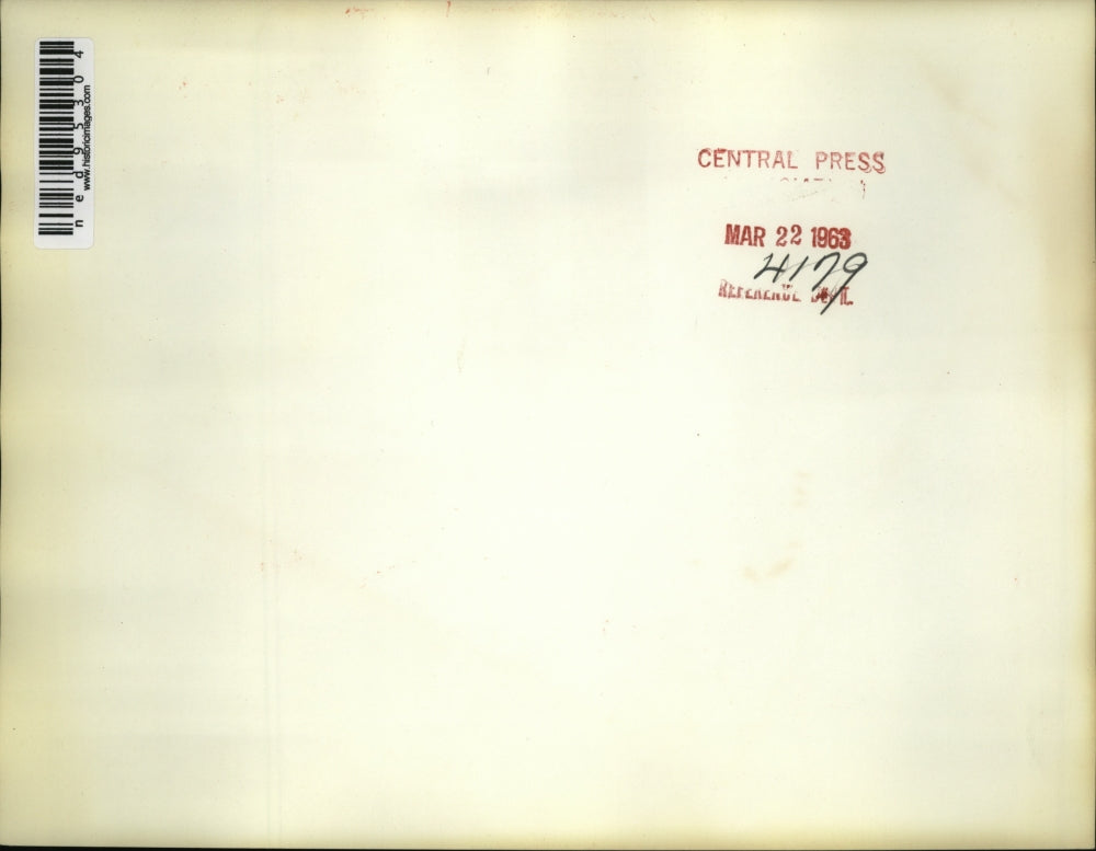 1963 Press Photo Dr Heinrich Von Brentano Secretary State Dean Rush Washington