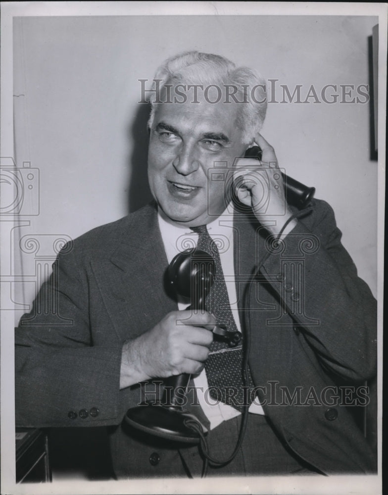 1944 Press Photo Indiana Governor Paul V. McNutt - ned95381
