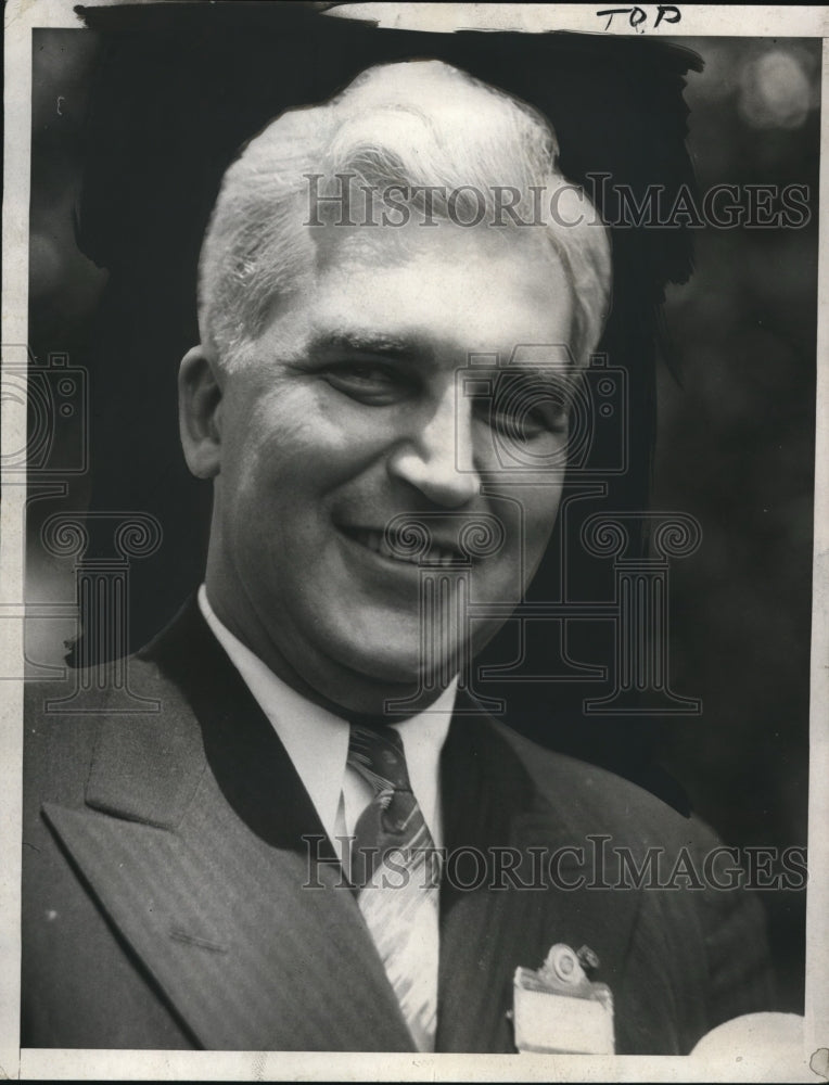 1933 Press Photo Indiana Governor Paul V. McNutt