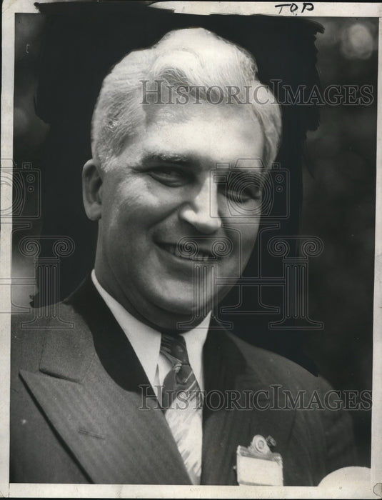 1933 Press Photo Indiana Governor Paul V. McNutt