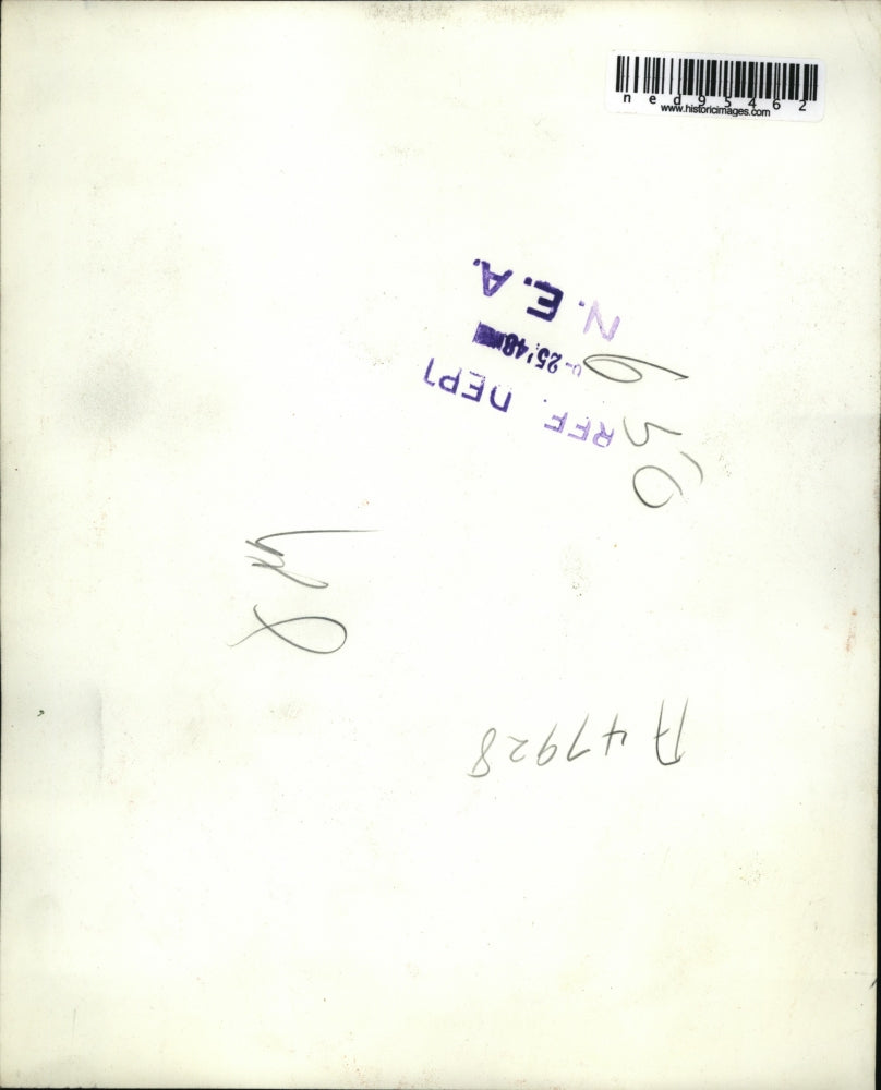 1948 Press Photo Orphan Czech Children Doriana, Alfred Kurz in Life Preserver