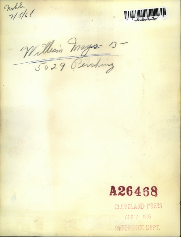 1965 Press Photo Boy William Mays with Leg Cast in Hospital Bad