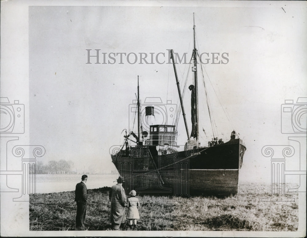 1934 Press Photo SS Devonia of Bideford- Historic Images