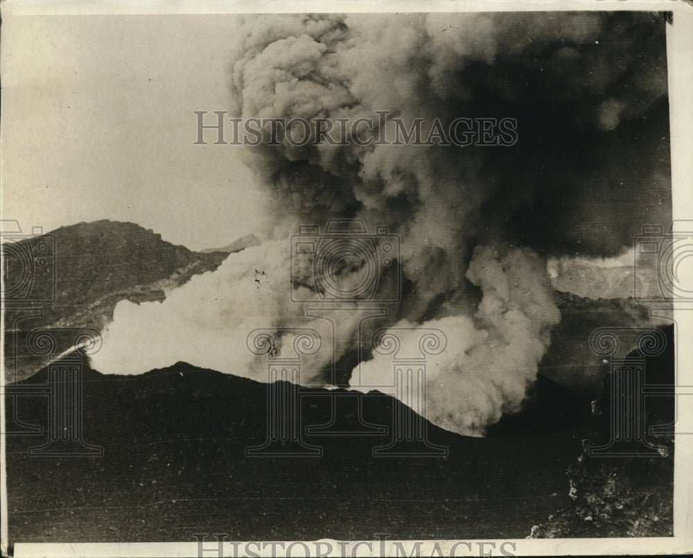 1929 Press Photo Mount Vesuvius