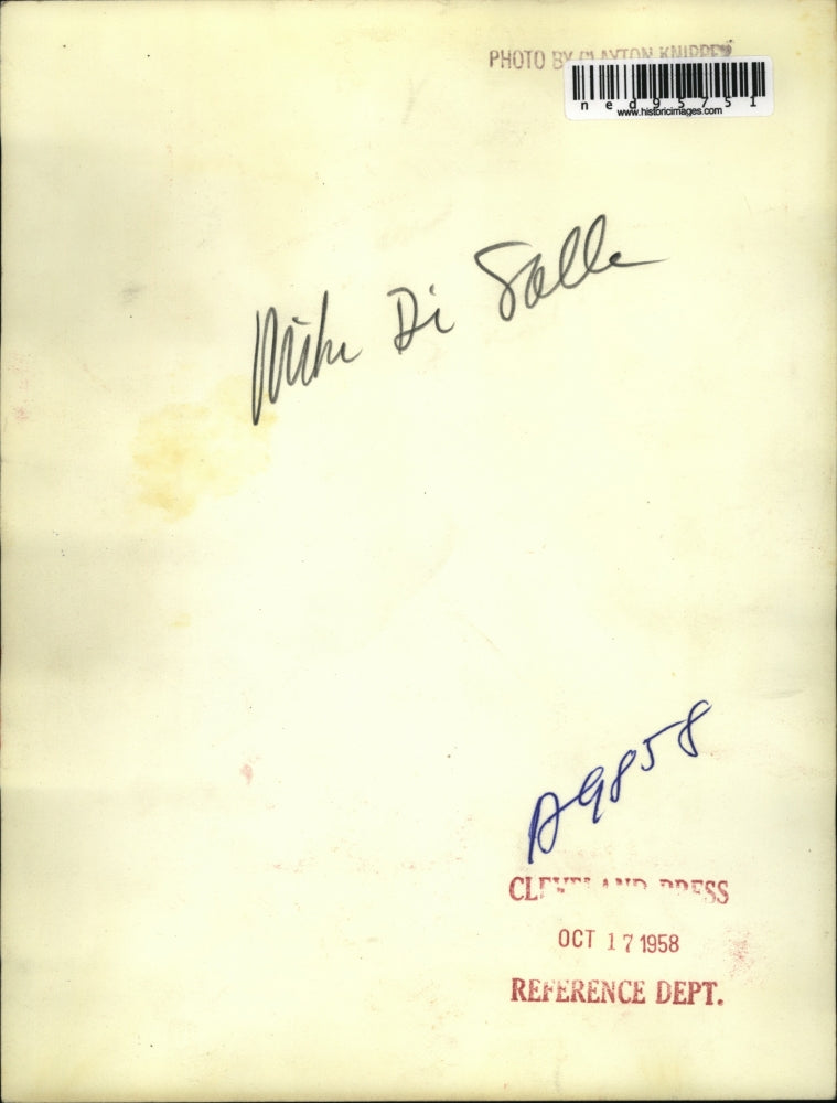 1958 Press Photo Michael V DiSalle Democrat for US Senate from Ohio