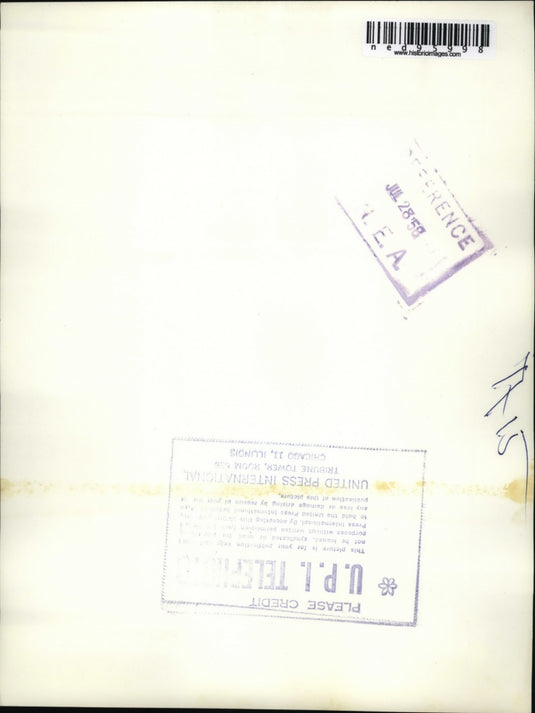 1958 Press Photo of the latest design by B.H. Wragge.
