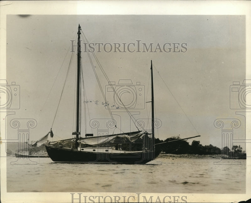 Load image into Gallery viewer, 1931 Press Photo Yawl boat Midddy of William Bacon W Newton Mass
