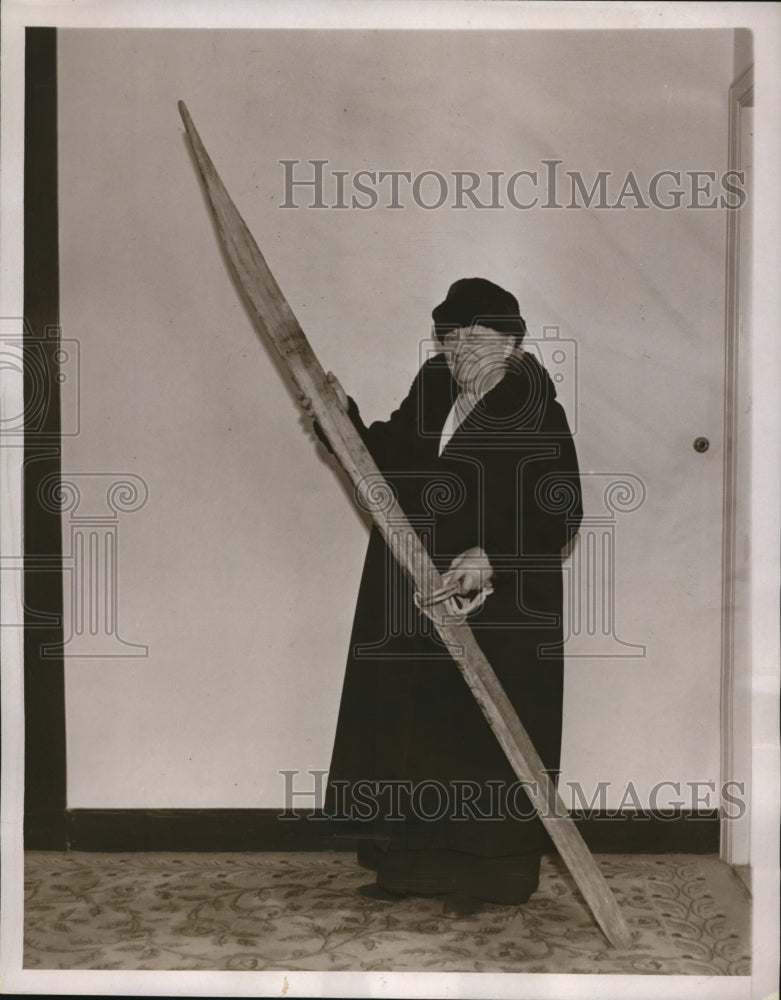 1937 Press Photo Mrs Betty Kjelsberg Norwegian VP of Council of Women- Historic Images