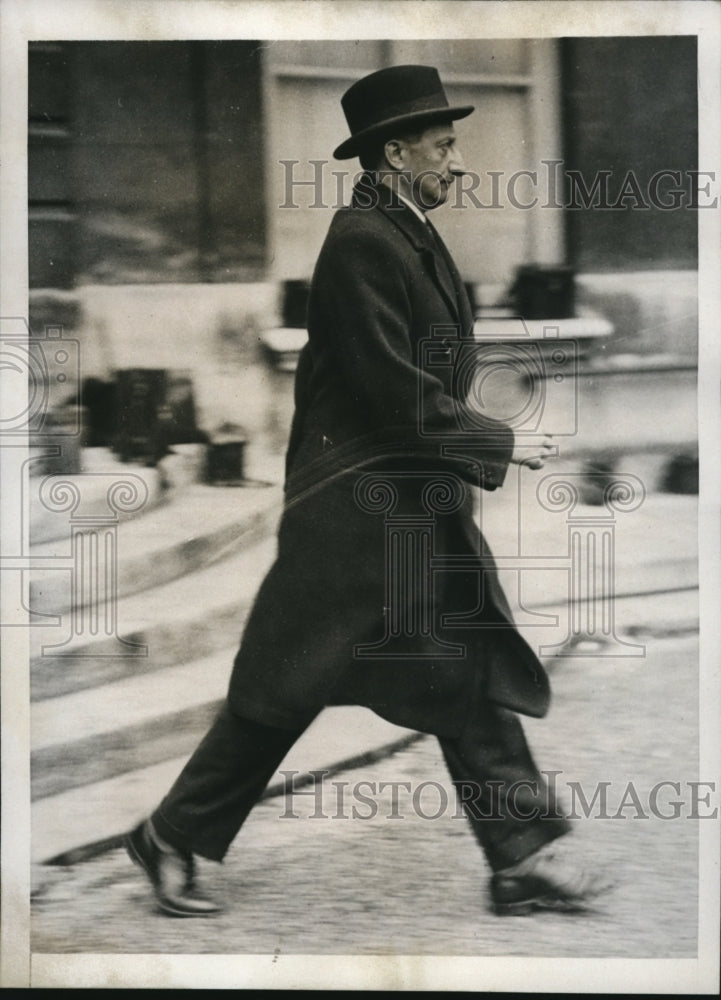 1938 Press Photo Georges Bonnet Finance Minister to the Government of France- Historic Images