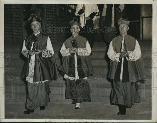 1933 Press Photo Rev. Gerald Shaughnessy,consecrated as 4th Bishop in Seattle