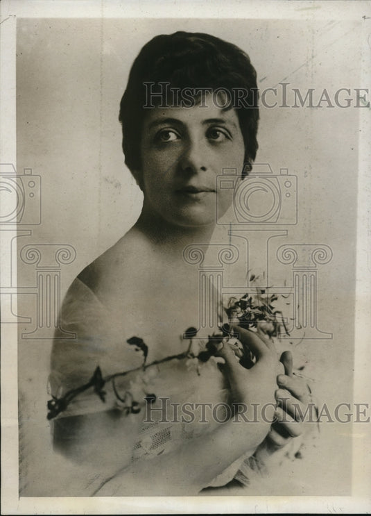 1931 Press Photo Princess Laura Stallo, Now Penniless