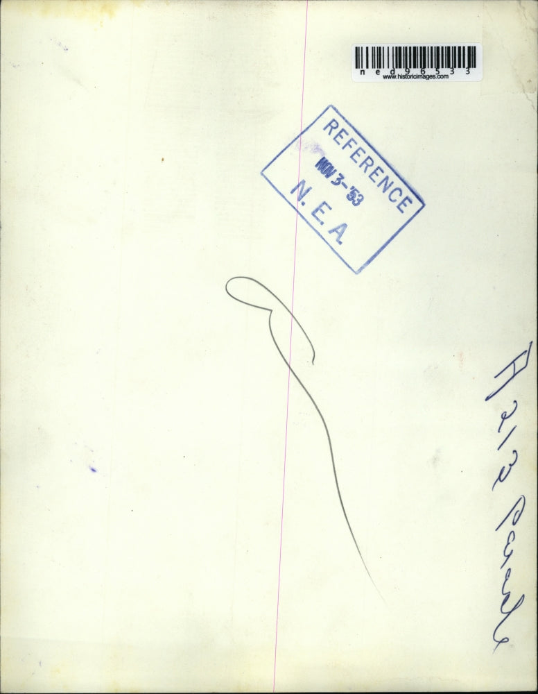 1953 Press Photo Major General William F Denn Get Ticker Tape Parade