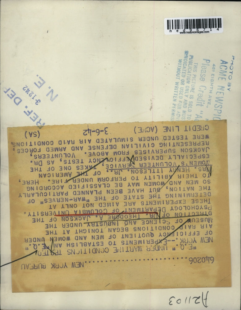 1942 Press Photo Museum Of Science And Industry Dr Theodore Jackson