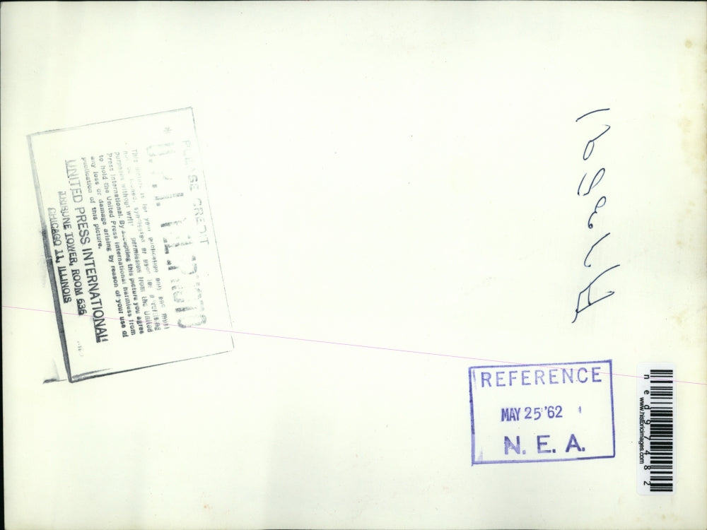 1962 Press Photo US Pres. Press Sec. Pierre Salinger w/ Nikita Khrushchev