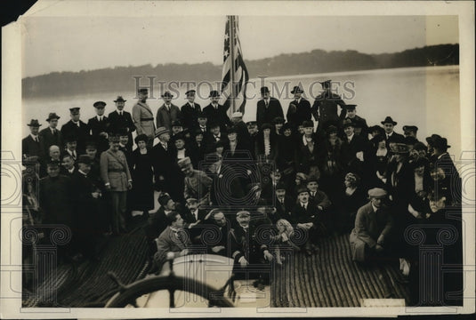 1926 Press Photo International conference delegates on the Mayflower- Historic Images