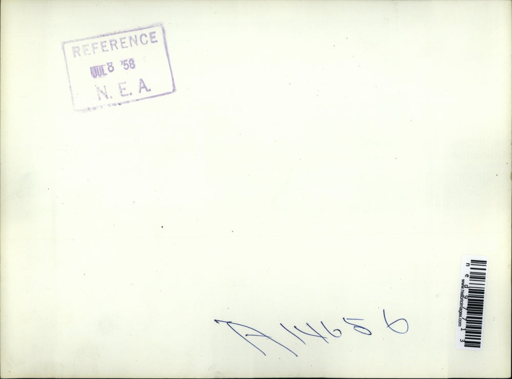 1958 Press Photo Wash DC Sec of State John Foster Dulles press confrence