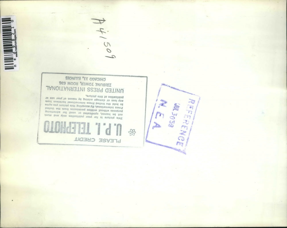 1959 Press Photo Army Ballistic Missile Agency radiation experiment Juno II