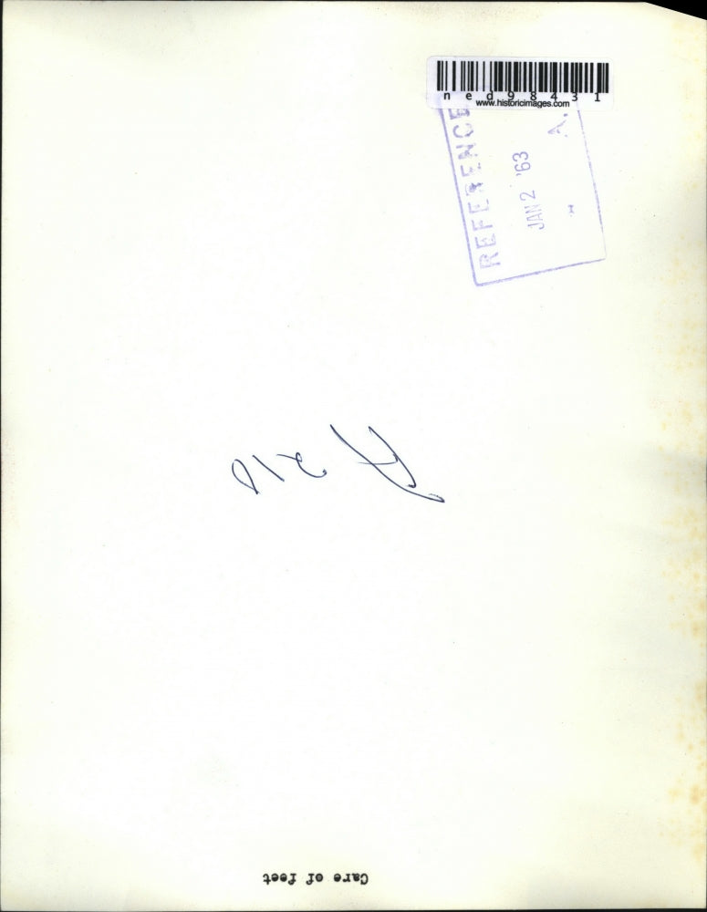 1963 Press Photo Take of your feet