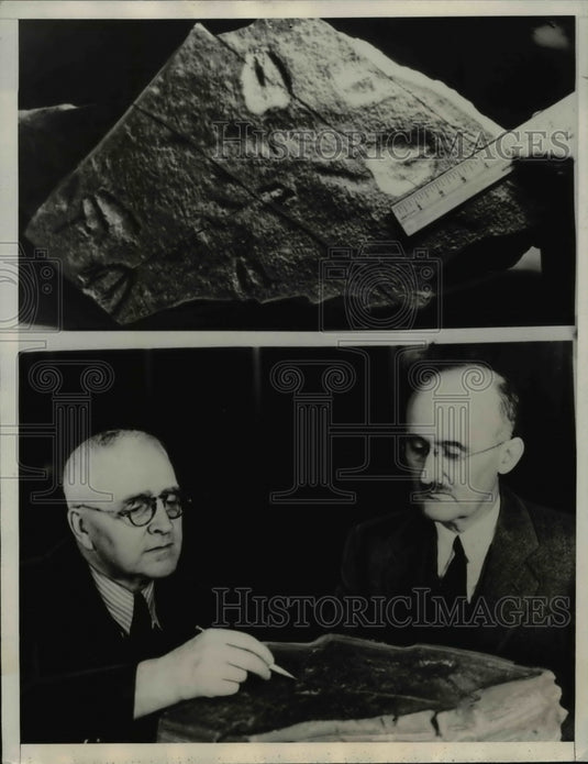 1936 Press Photo Frank E Weymouth & Julian Hinds Metro water district NYC
