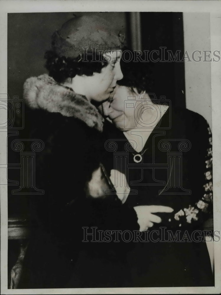 1935 Press Photo Pearl Wright & Marjorie Ferguson murder charge in LA Calif