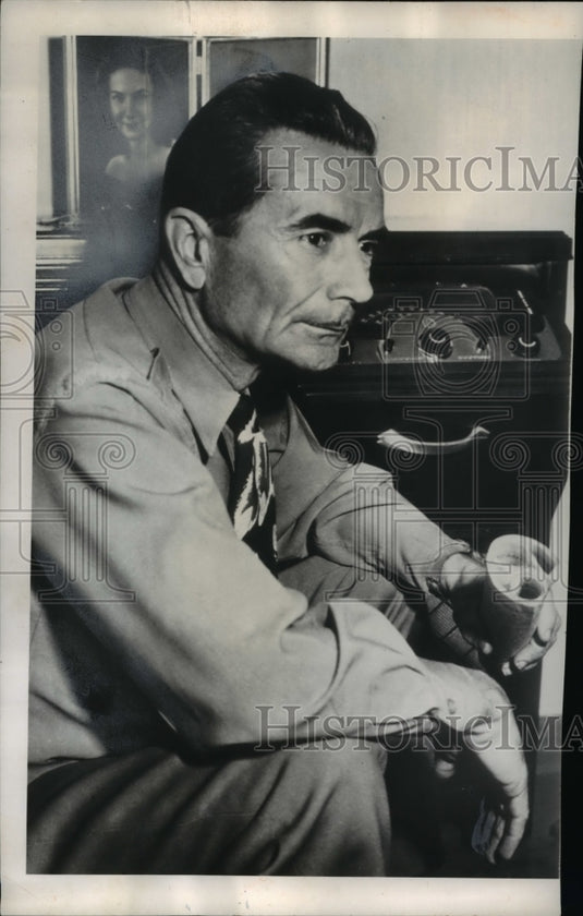 1949 Press Photo Lt Col George O'Neill Great Falls Mont