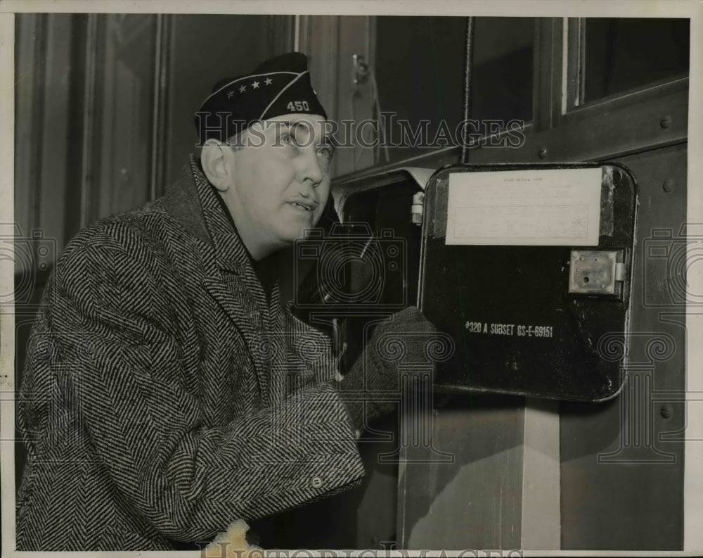 1941 Press Photo S. Jack Solomon, American Legion Air Defense Observer- Historic Images