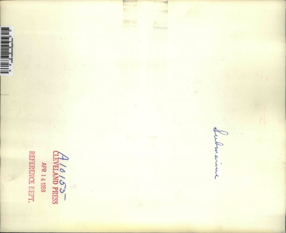 1958 Press Photo Submarine