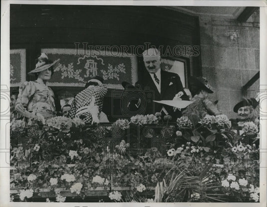 1938 Press Photo of President Albert LeBrun of France.