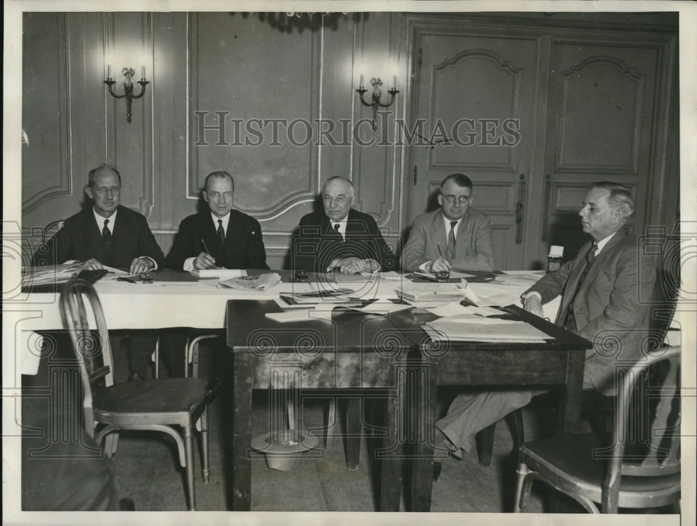 1932 Press Photo William H. Stafford, Robert F. Rich, and Joseph B. Shannon- Historic Images