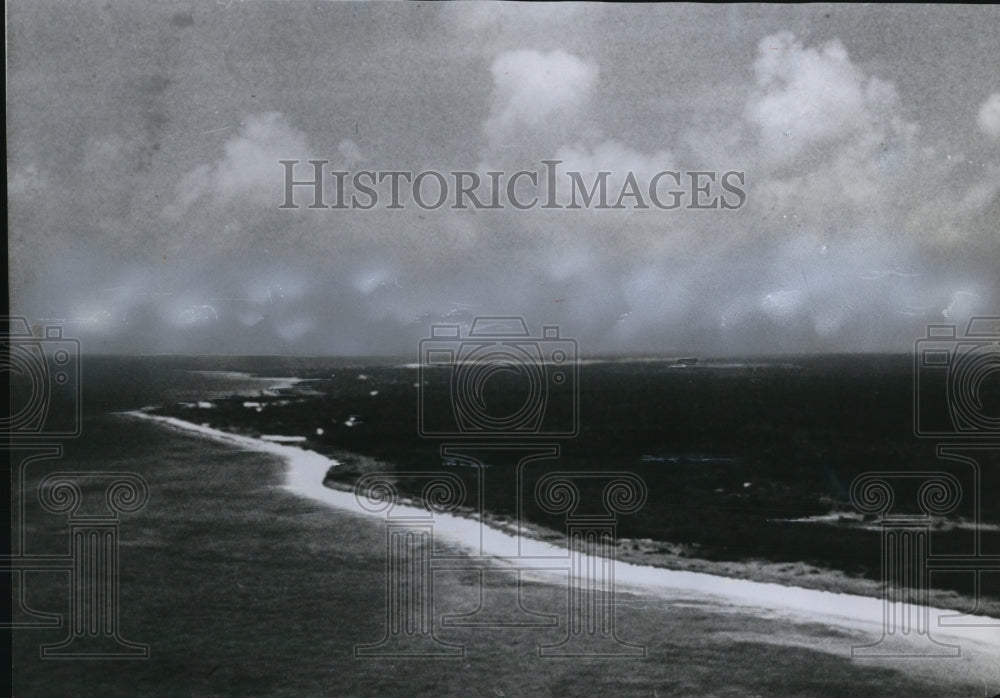 1970 Press Photo The Coast of Lacayan Beach in 1963