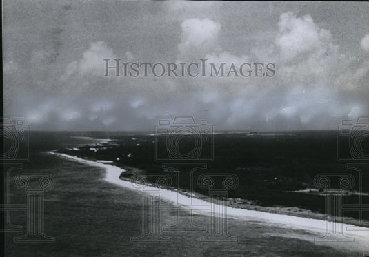 1970 Press Photo The Coast of Lacayan Beach in 1963