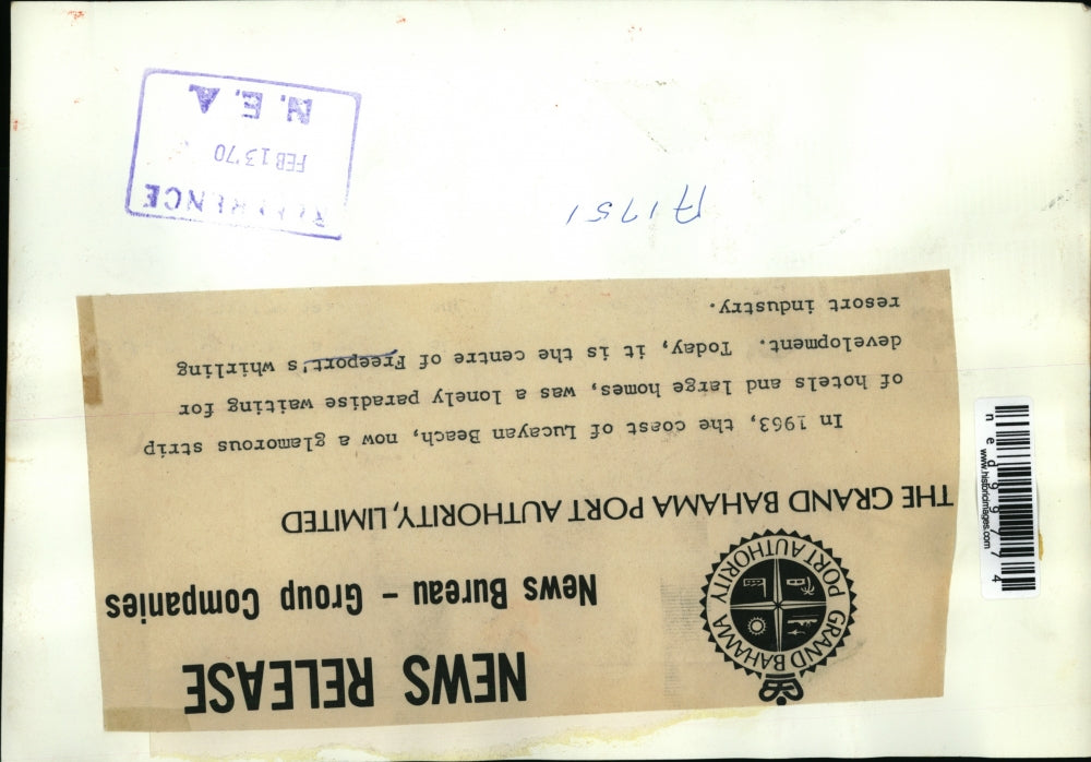 1970 Press Photo The Coast of Lacayan Beach in 1963