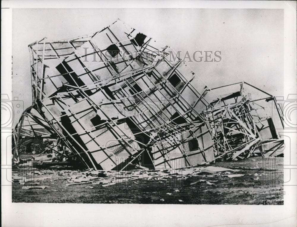1941 Press Photo Remains of Watch Towner At Benina After Onslaught of R.A.F.