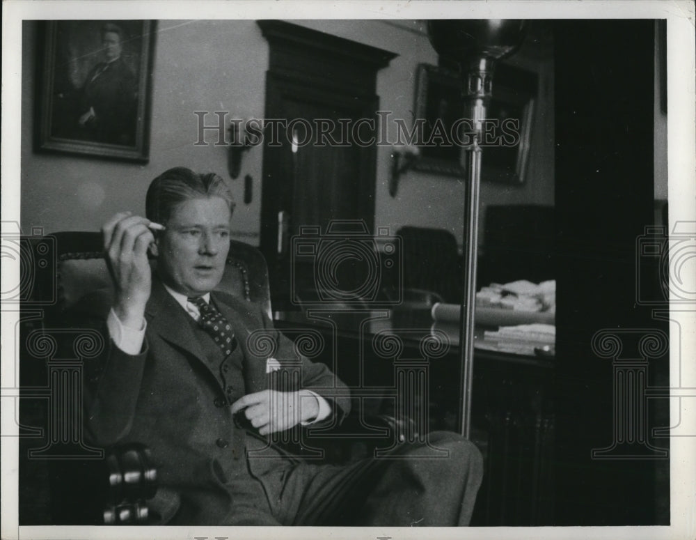 1938 Press Photo of Wisconsin Gov. Phillip La Follette.
