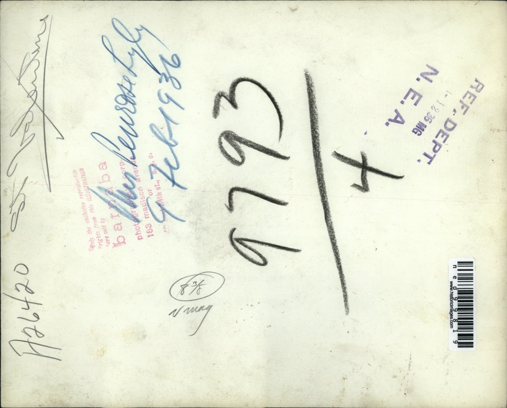 1936 Press Photo St. Valentines Trinkets