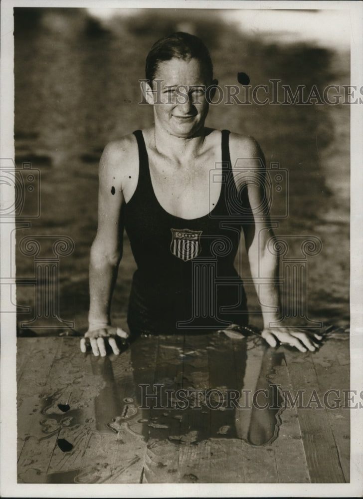 1932 Press Photo of Olympian Katherine Rawls.