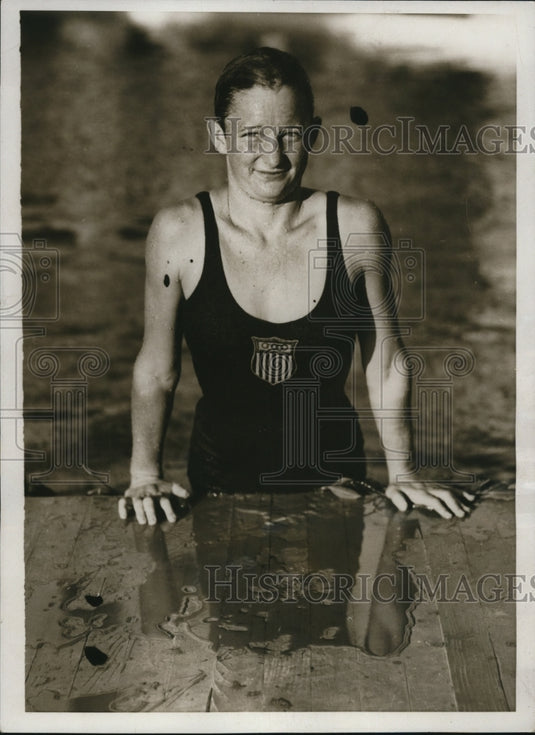 1932 Press Photo of Olympian Katherine Rawls.