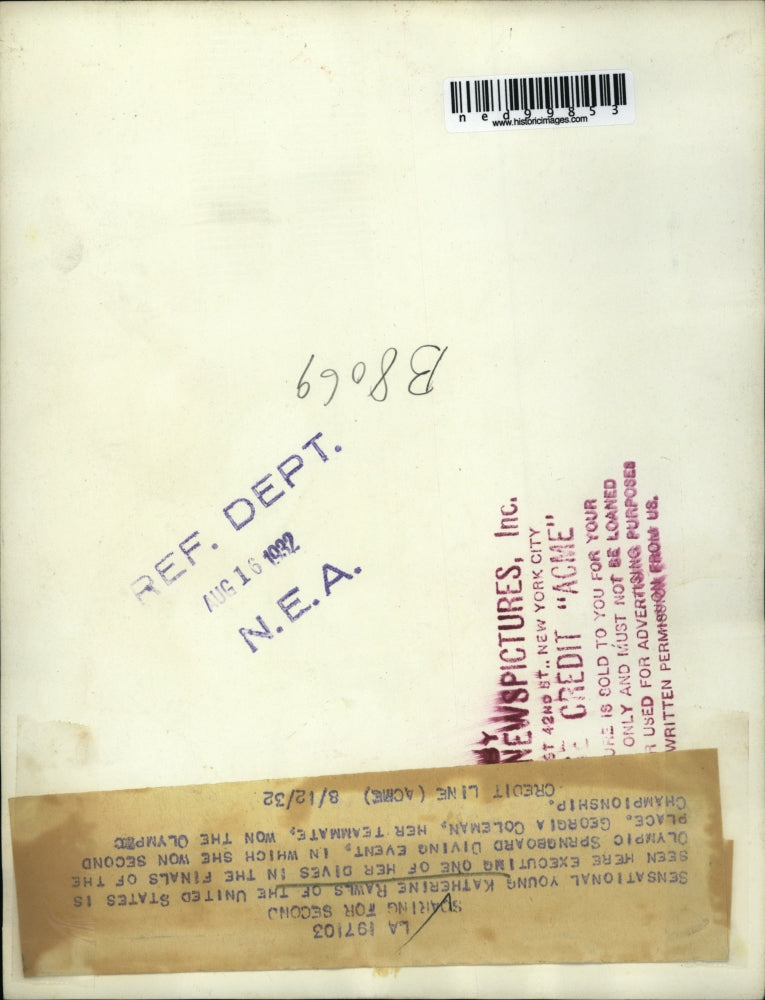 1932 Press Photo of Katherine Rawls.