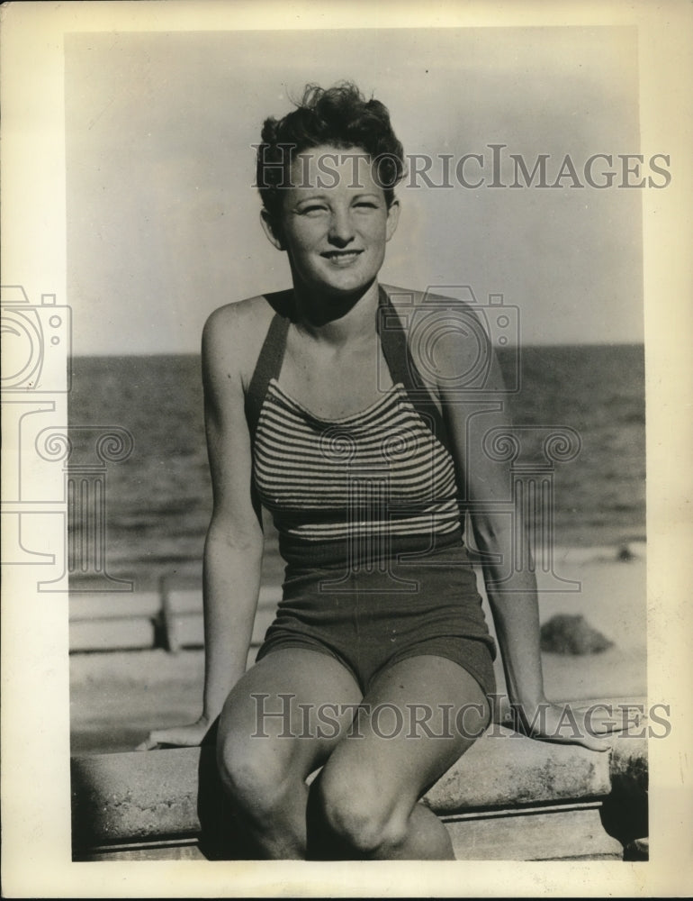 1935 Press Photo Olympian Katherine Rawls.
