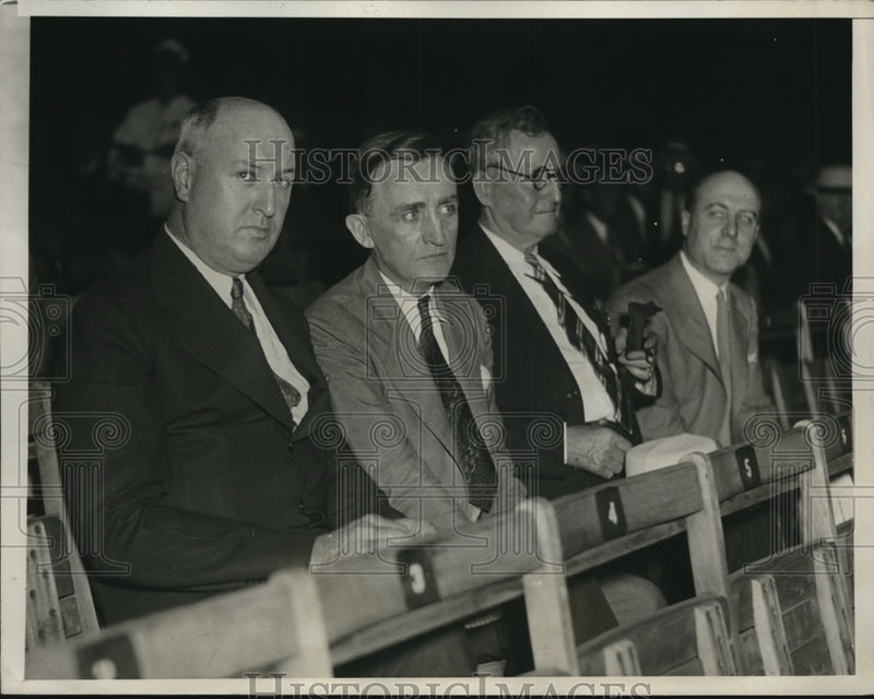 Load image into Gallery viewer, 1933 Press Photo James Farley, Joseph Mahoney, William Egan, Tim O'Toole
