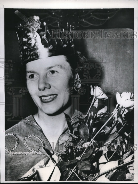 1957 Press Photo Mrs.Florence Krohn,reigns Flying Farmers Assoc Convention