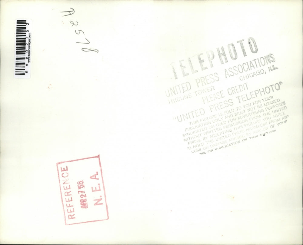 1956 Press Photo Wash Dc Gen Omar Bradley head of VA Commission - nee02752