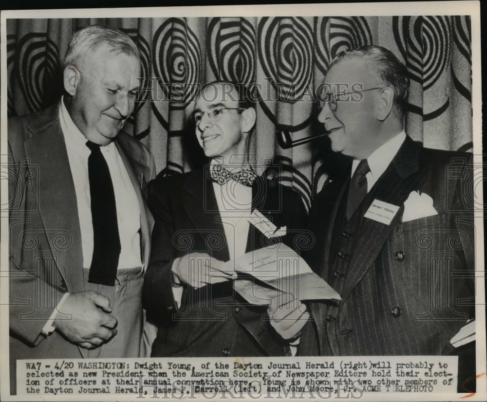 1950 Press Photo Dwight Young - nee03968- Historic Images