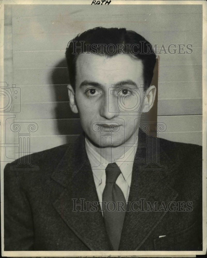 1944 Press Photo Alvin Roth - nee04262