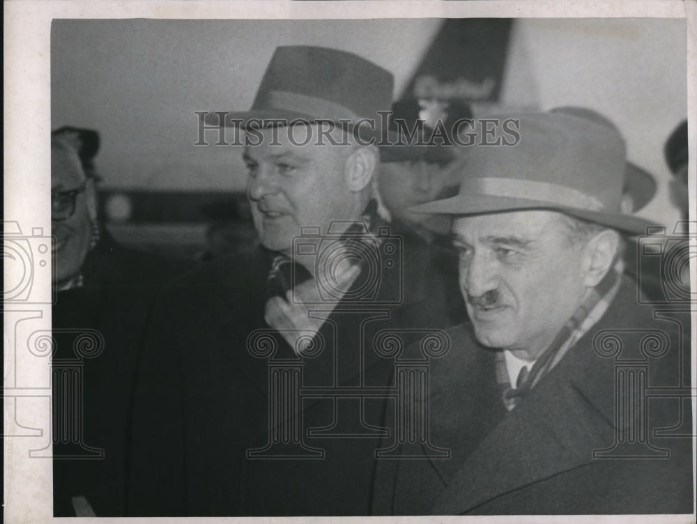 1959 Press Photo A Mikoyan, M Menshikov - nee05067