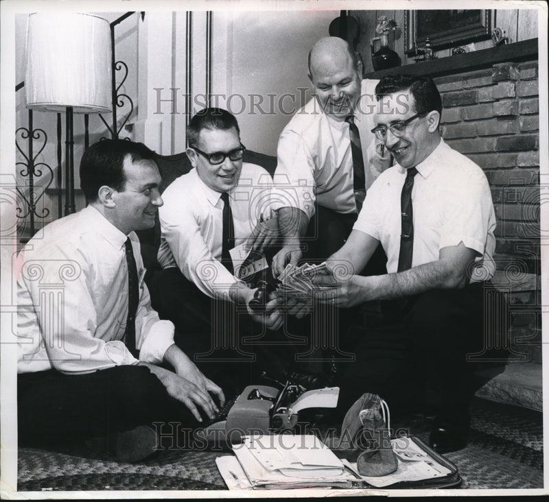 Load image into Gallery viewer, 1967 Press Photo P.Buccille,J.Watson,T.Herrick and C.Pitrone - nee05536
